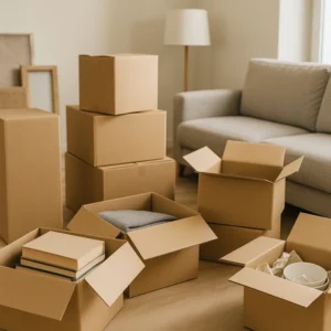 caixas de papelão para mudança